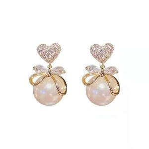 Klyra® A Pearl of Wisdom Earring | Elegant Earrings for Women & Girls | Perfect for Every Occasion